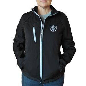 Las Vegas Raiders NFL Team Apparel Women’s Softshell Jacket Size S